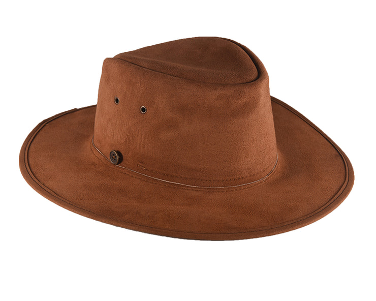 The Drifter Leather Hat - Suede - Kids