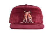 The Stash Cap - Velours côtelé - Kanga Wine -