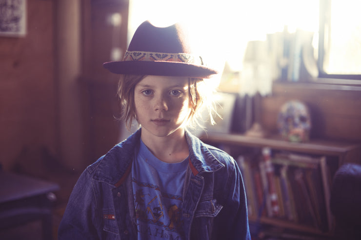 Le nouveau chapeau en feutre Shine - ENFANTS - CHOCOLAT