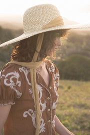 The Meadow Straw Hat - Gold