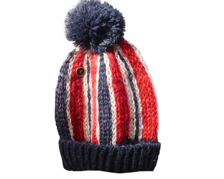 The MOP Beanie - KIDS - red/blue