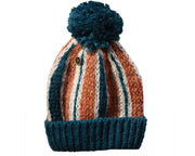 Gorro MOP - Crianças - Azul-petróleo e Laranja 