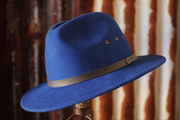 ratatat, byron bay hat, byron bay fashion, felt, wool, australian fashion, royal blue