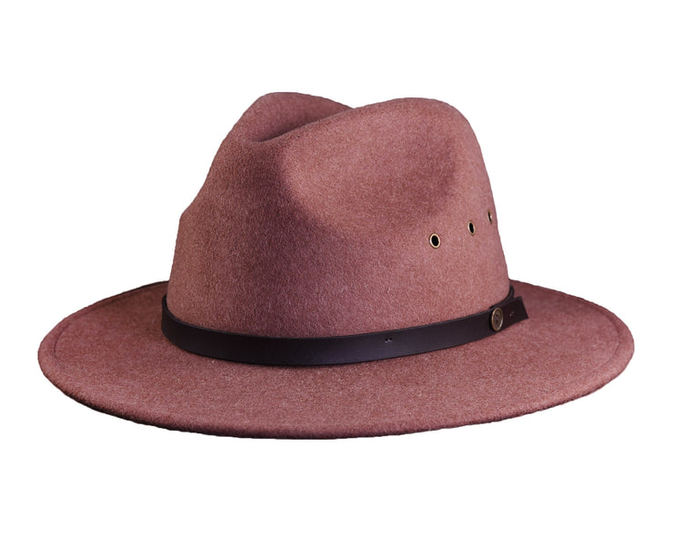 The Crushable Ratatat  Felt Hat - Earth