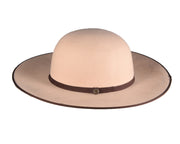 The TripTych Series Felt Hat - Round - Ivory/Brown