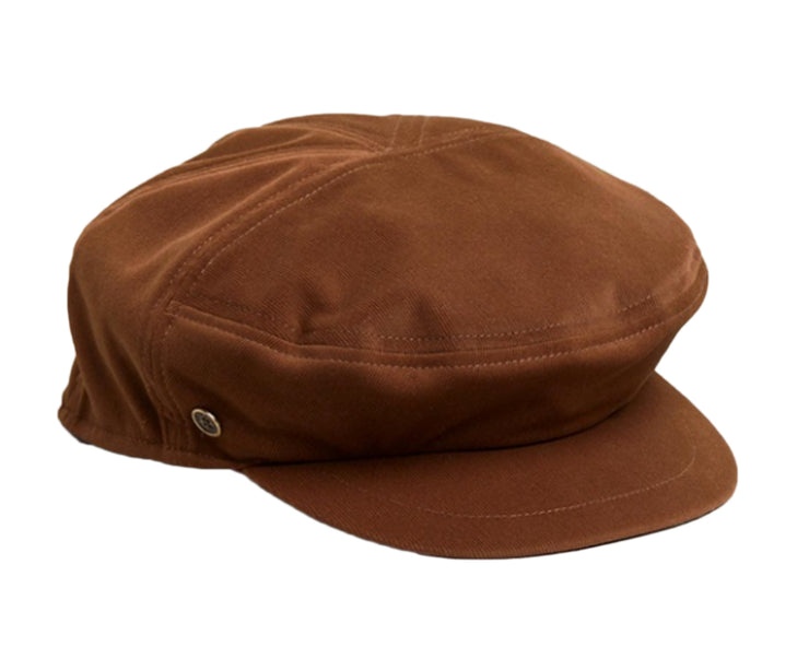 Casquette Twist Paperboy - Velours Tan 