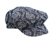 The Twist Paperboy Cap - Navy Tapestry