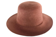 the janis, brushed wool felt, brown, fallen broken street, byron fashion, australian hat, australia, hat, byron bay, hat shop