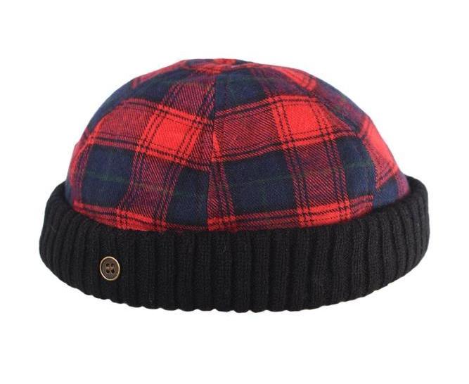 The New Yorker Cap - Red Tartan KIDS