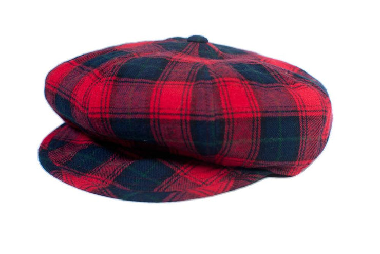 The Oliver Cap - Red Tartan