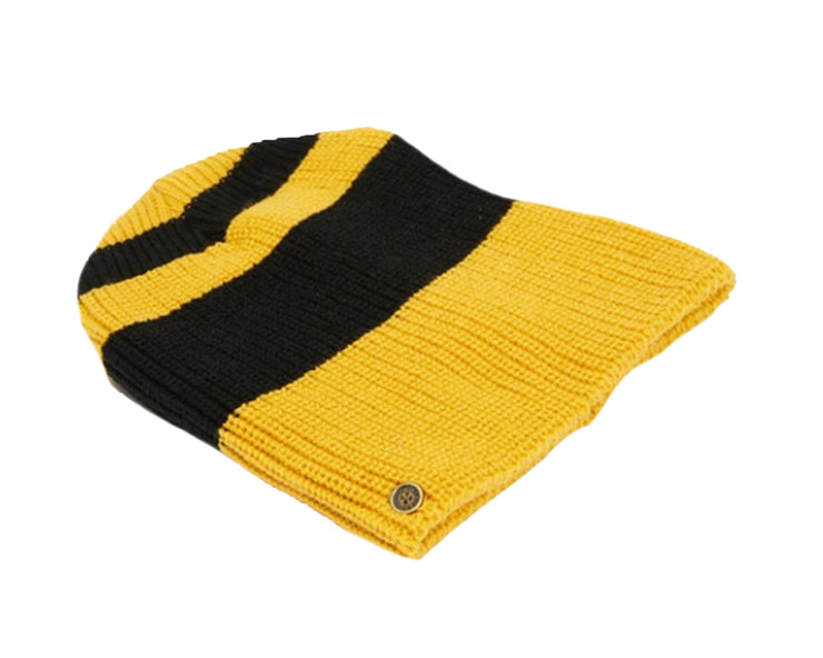 The Wally Beanie - Yellow/Black