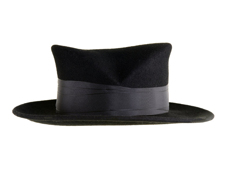 The Zero Felt Top Hat - BLACK