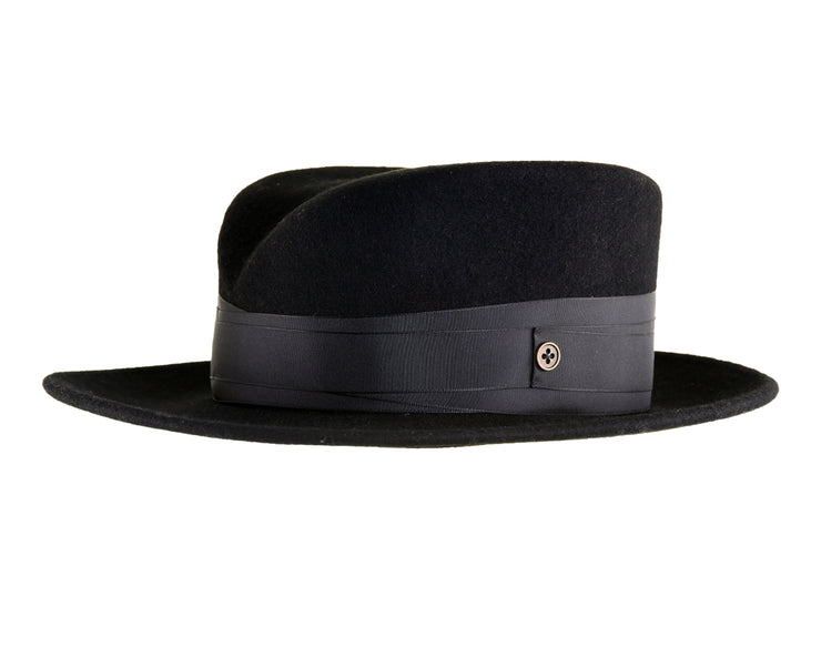 The Zero Felt Top Hat - BLACK
